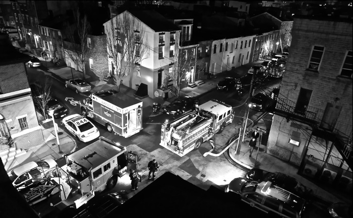 Fire on Cambridge